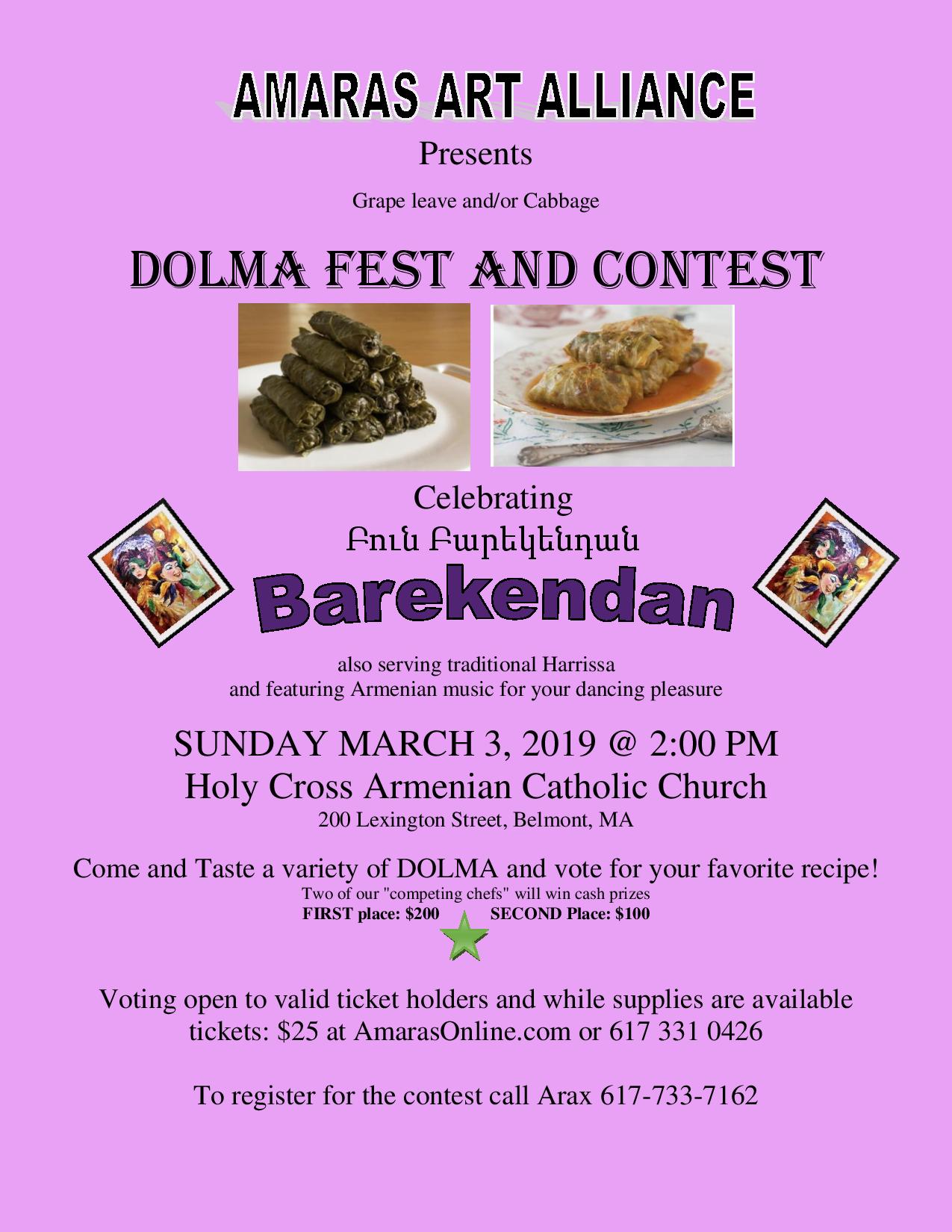 Celebrating Traditions/Barekendan with Dolam Fest- March 3