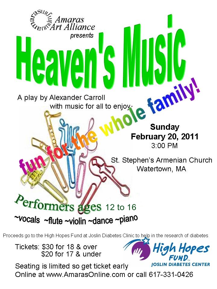 Concert/Heaven’s Music – February 20