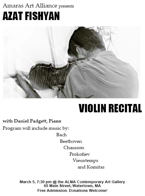Recital/Azat Fishyan, Violine – March 5