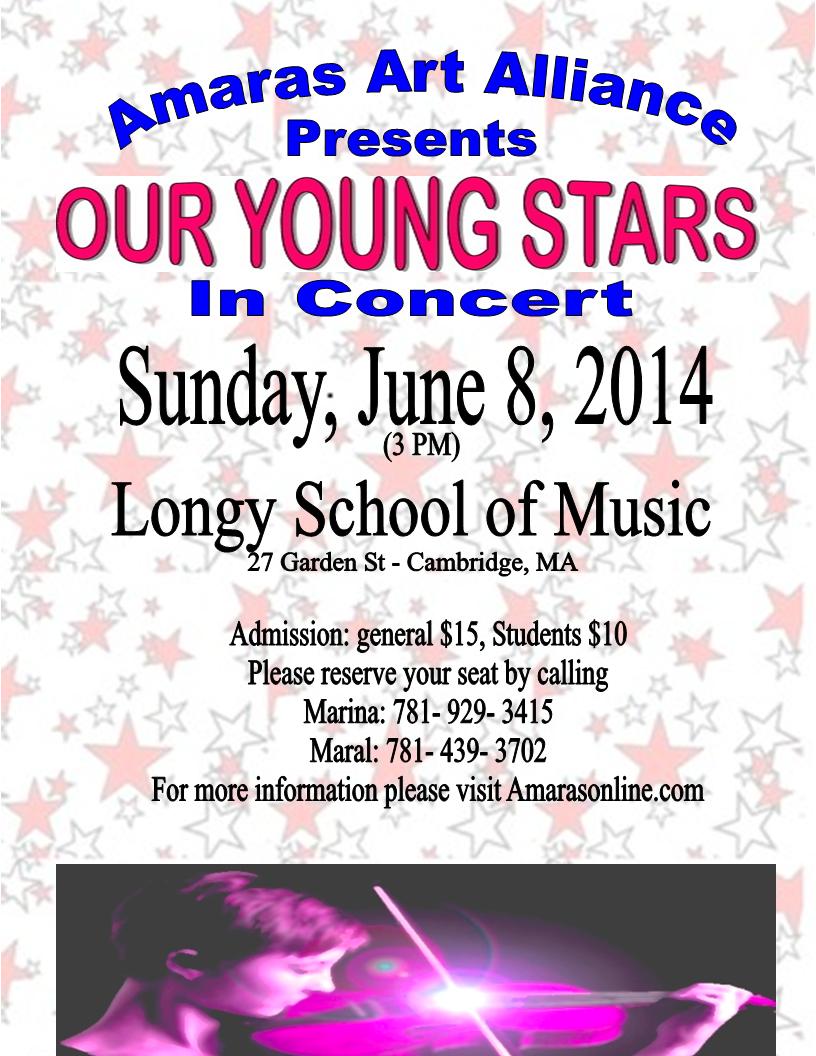 Recital/Our Young Stars performing – June 8